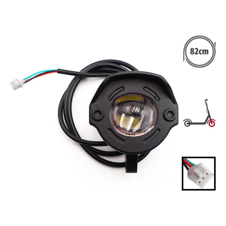 Phare LED avant Dualtron Aminia Avec Klaxon