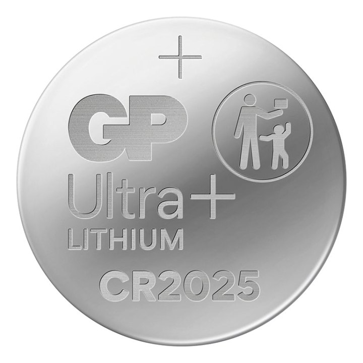 Pile Bouton Cr2025 Gp Ultra Lithium 3V (Vendu A L'Unite)