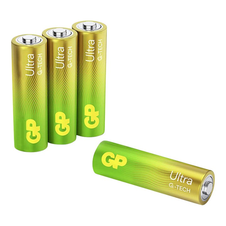 Pile Lr06 1.5V Gp Alcaline Ultra Aa Technologie G-Tech +80% D'Energie En Plus (Vendu Par 4)