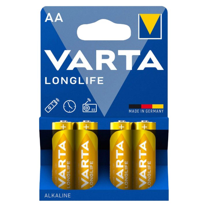 Pile Lr06 1.5V Varta Alcaline Longlife Aa (Vendu Par 4)
