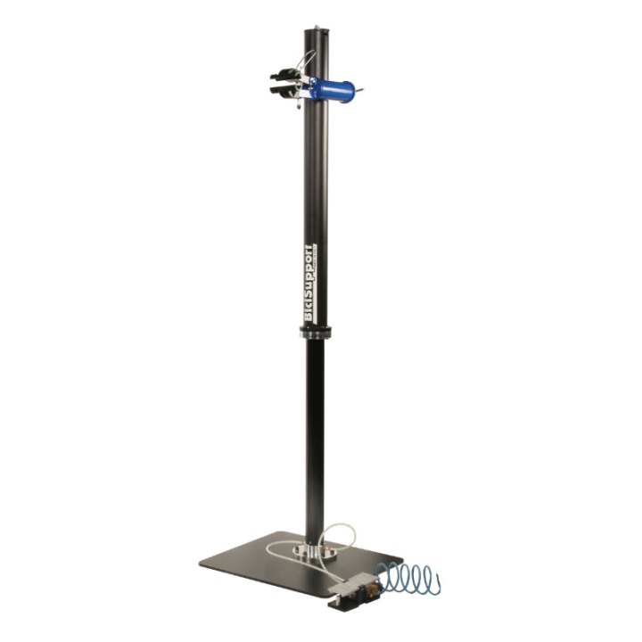 Pied D'Atelier De Réparation Vélo Professionnel Levage Pneumatique -Bicisupport- A Connecter A Un Compresseur Supporte 35Kgs