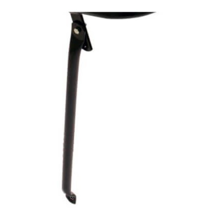 Pied porteur avant Steco sans crochet d'éclairage m noir