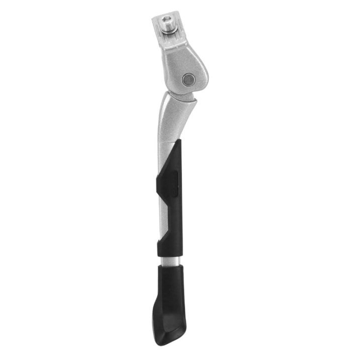Béquille Vélo Laterale Ursus King Evo Argent 24-28" Renforcé Réglable - Support 35Kgs (Livre Sur Carte)
