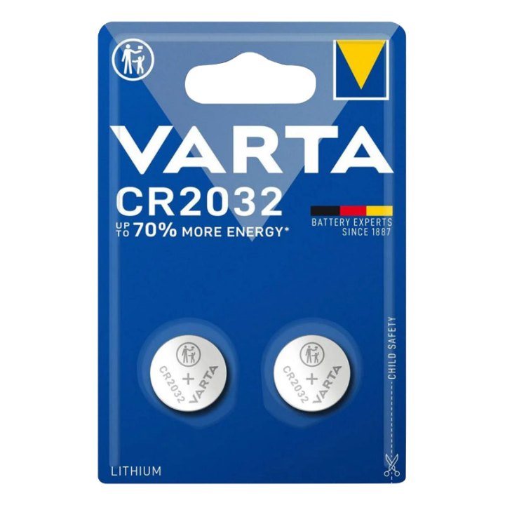 Pile Bouton Cr2032 Varta Lithium 3V (Vendu Par 2)