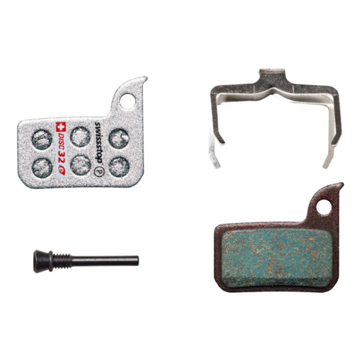 Plaquette De Frein Route - VTT Sram Force 1, Force 22, Red 22B1, Cx1, Rival 1, Apex Hrd Et Ultimate (Swissstop Organic - Disc 32E) (Paire Sur Carte) - Compatible VAE