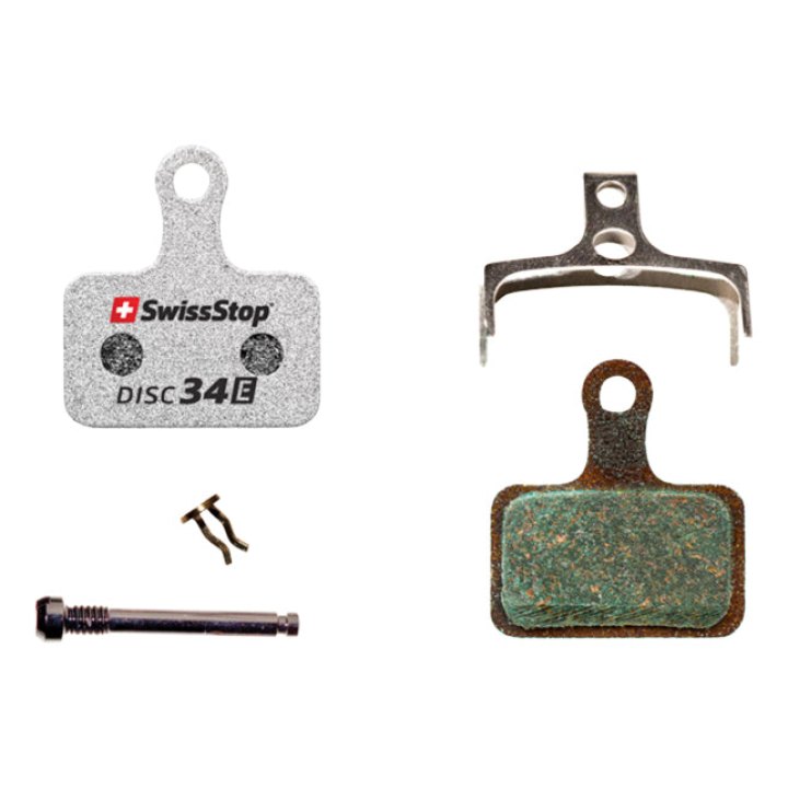 Plaquette De Frein Route Shimano Dura-Ace R9170, Ultegra R8070, Tiagra R4770, Rs805, Rs505, Rs405, Rs305 (Swissstop Organic - Disc 34E) (Paire Sur Carte) - Compatible VAE