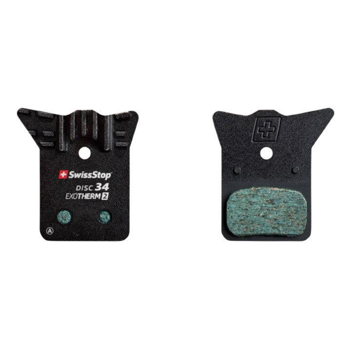 Plaquette De Frein Route Shimano Dura-Ace R9170, Ultegra R8070, Tiagra R4770, Rs805, Rs505, Rs405, Rs305 (Swissstop Exotherm Avec Ailettes Refroidissement - Disc 34) (Paire Sur Carte) - Compatible VAE