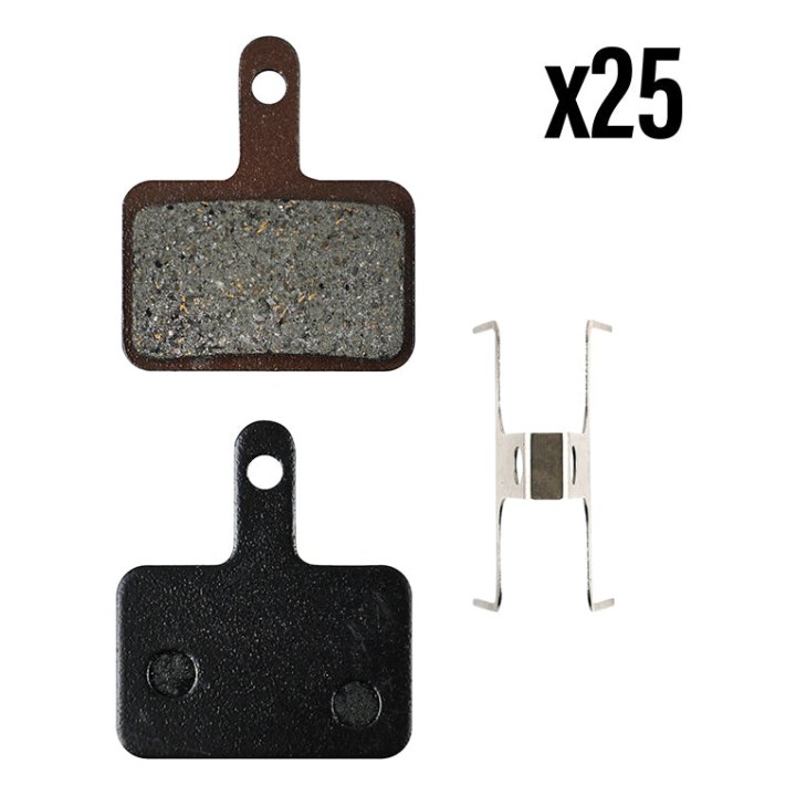 Plaquette De Frein VTT Shimano Deore M515-M525-M475-M495-M486 (Newton Organic) Box De 25 Paires