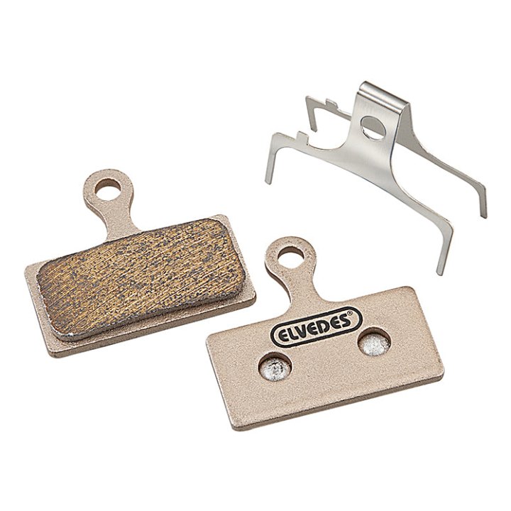 Plaquette De Frein VTT Shimano Xt M8000-M785 - Xtr M9000-M985 Slx M7000-M666-M675 (Elvedes Hard Semi-Métal) (Paire Sur Carte)