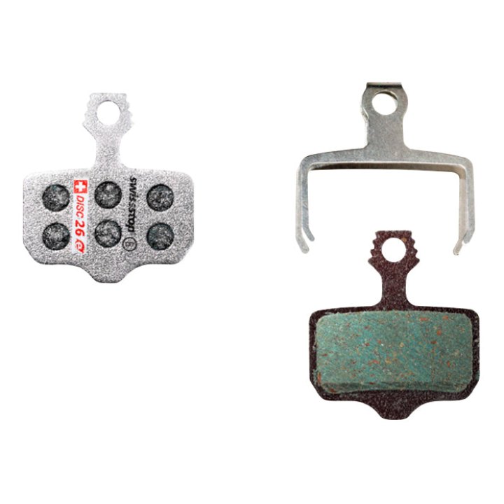 Plaquette De Frein VTT Avid Elixir 9-7-5, Sram Xx-Xo-Db (Swissstop Organic - Disc 26E) (Paire Sur Carte) - Compatible VAE