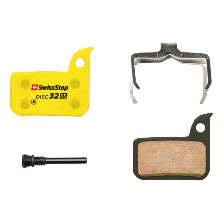 Plaquette De Frein Route - VTT Sram Force, Red, Rival, Apex Hrd Et Ultimate (Swissstop Organic Silence - Disc 32Rs) (Paire Sur Carte)