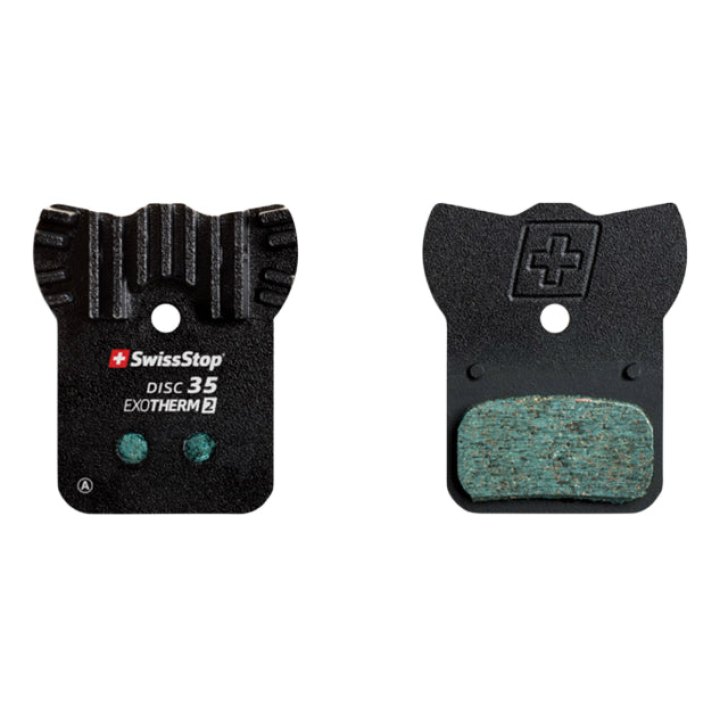 Plaquette De Frein Route - VTT Sram Red Et Force Etap Axs, Level Ultimate Et Tlm B1 (Swissstop Exotherm Avec Ailettes Refroidissement - Disc 35) (Paire Sur Carte) - Compatible VAE
