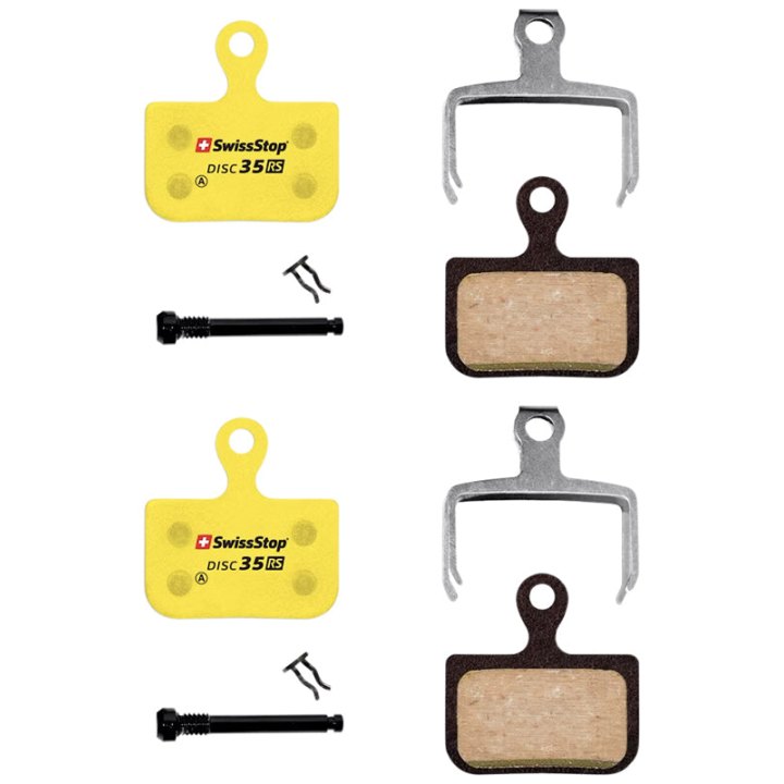 Plaquette De Frein Route - VTT Sram Red Et Force Etap Axs, Level Ultimate Et Tlm B1 (Swissstop Organic Silence - Disc 35Rs Pair & Fair) (2 Paires) - Compatible VAE