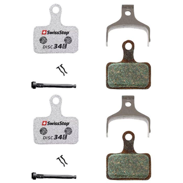 Plaquette De Frein Route Shimano Dura-Ace R9170, Ultegra R8070, Tiagra R4770, Rs805, Rs505, Rs405, Rs305 (Swissstop Organic - Disc 34E - Pair & Fair) (2 Paires) - Compatible VAE