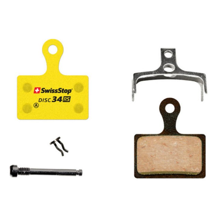 Plaquette De Frein Route Shimano Dura-Ace R9170, Ultegra R8070, Tiagra R4770, Rs805, Rs505, Rs405, Rs305, Tektro R310 (Swissstop Organic Silence - Disc 34Rs) (Paire Sur Carte)