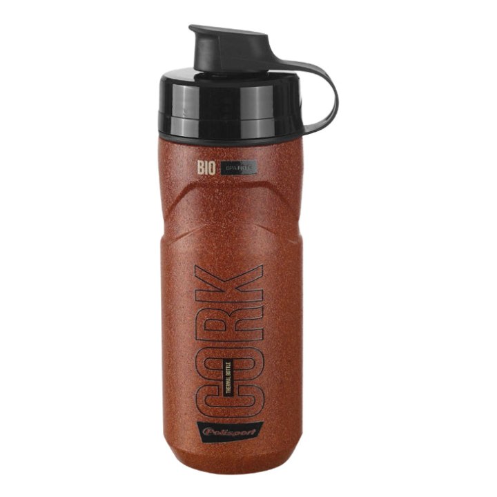 Bidon Isotherm Polisport 4H Hot-Cold Cork Bio Marron Recyclable 500Ml