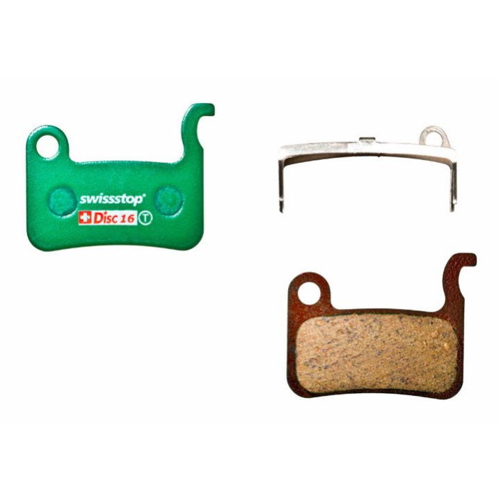Plaquette De Frein VTT Shimano Xtr M966-M965-M975-Xt M765-M775-Lx M585-Deore M595-M596-M655 (Swissstop Organic Disc 16C) (Paire Sur Carte)