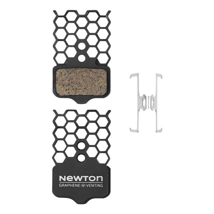 Plaquette De Frein VTT Sram, Avid Elixir (Newton Graphene Organic Avec Ailette Refroidisseur) (Paire Sur Carte)