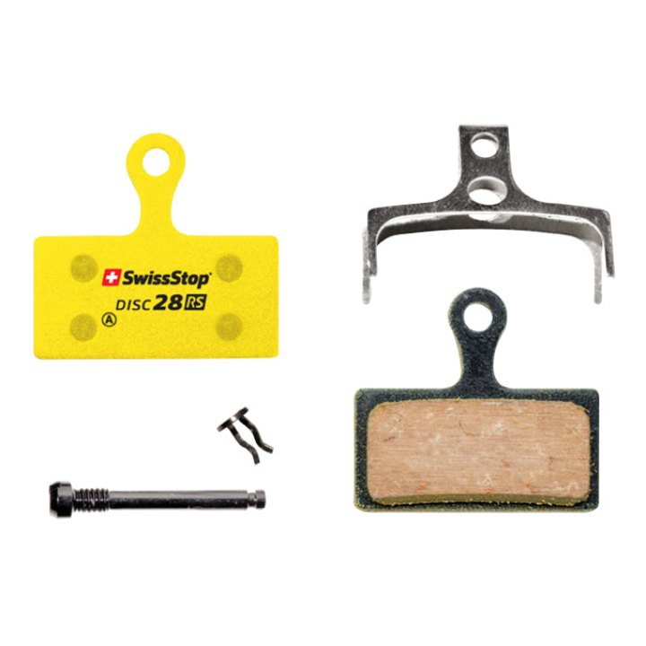 Plaquette De Frein VTT Shimano Xt M8000-M785 - Xtr M9000-M985 Slx M666-M675 Fsa K-Force (Swissstop Organic - Disc 28Rs) (Paire Sur Carte)