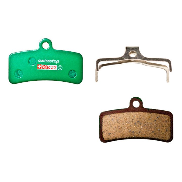 Plaquette De Frein VTT Shimano Xtr M9120 Xt M8120-M8020 Slx M7120 Saint M820-M640-810, Trp, Tektro (Swissstop Organic Disc 27C) (Paire Sur Carte) - Compatible VAE Et Moto Électrique Sur-Ron