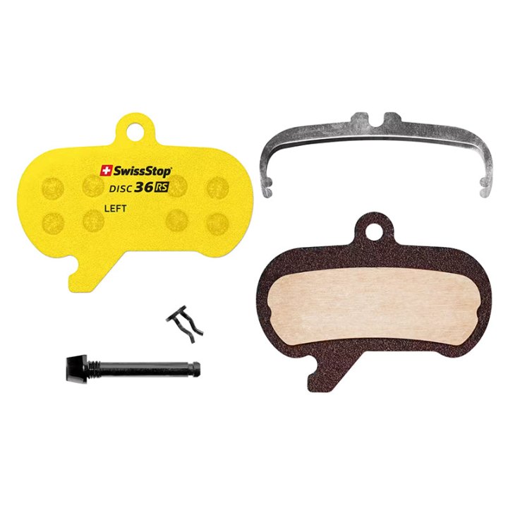 Plaquette De Frein VTT Sram Maven Ultimate, Silver, Bronze (Swissstop Organic - Disc 36Rs) (Paire Sur Carte)