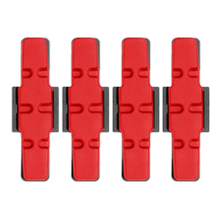 Plaquettes de frein rouges (2 jeux)