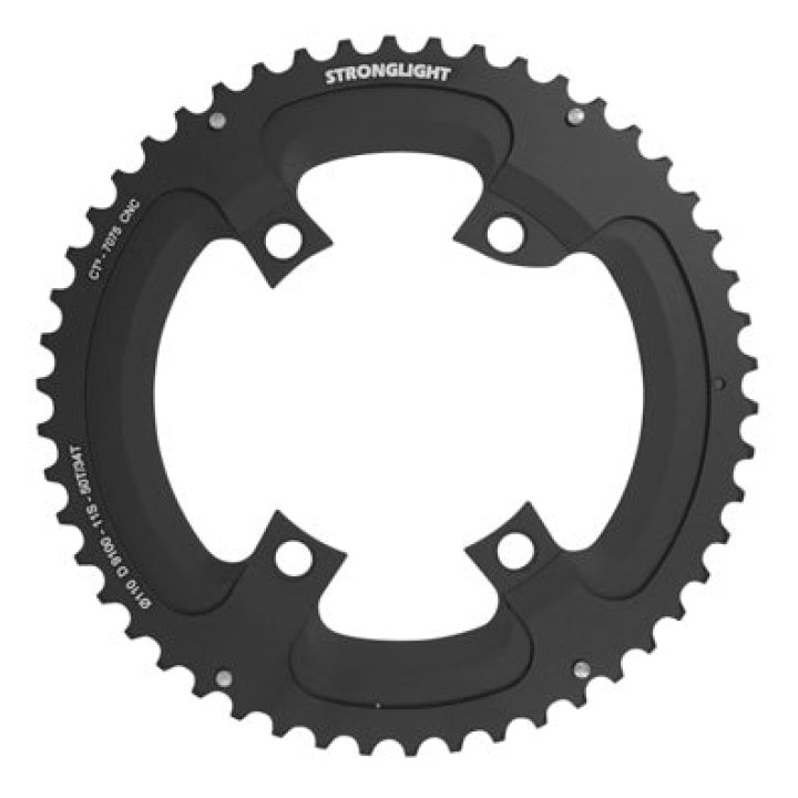 Plateau Route 4 branches Ø 110 Pour Shimano Dura-Ace 9100 Stronglight 51 dents Extérieur Noir Ct2 11V.Pour Intérieur 36 dents