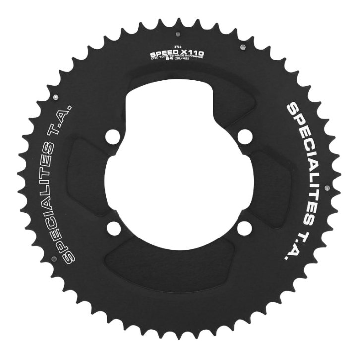 Plateau Route 4 branches Ø 110 Pour Shimano Ultegra R8000 - 6800 Ta Speed 2-X110 (Aero) 54 dents Extérieur Compatible 105 5800+R7000-Dura Ace 9000+9100 Noir Ø 110 Pour Shimano Ultegra R8000 - 6800 Ta Speed 2-X110 (Aero) 11V. (Penser A Commander Le