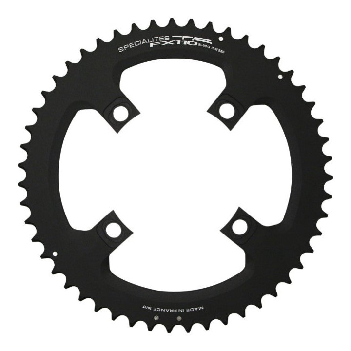 Plateau Route 4 branches Ø 110 Pour Fsa Ta Fx110 51 dents Extérieur Gossamer-Slk Light-K-Force Light 2016 Noir 11-10V.