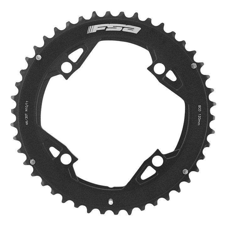 Plateau Route 4 branches Ø 120 Fsa Gossamer Pro 46 dents Double 11V. Noir