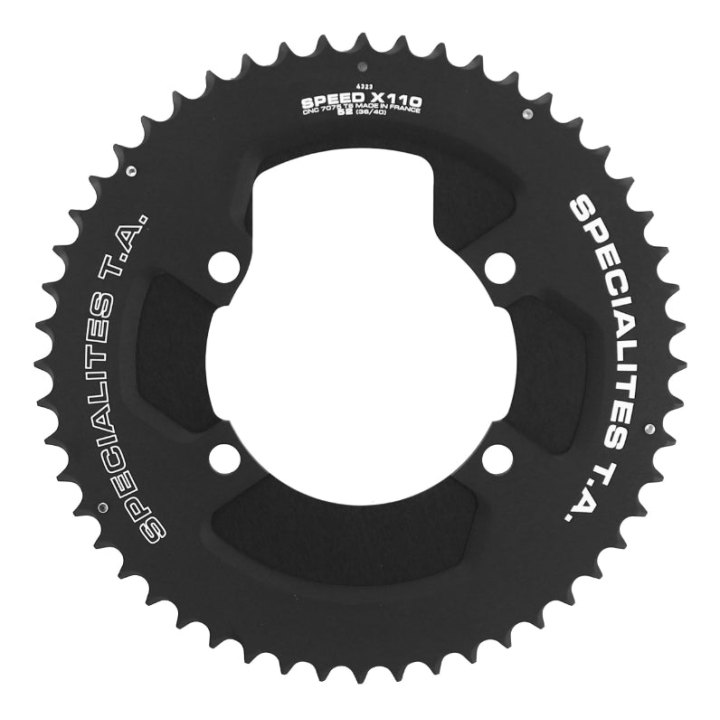 Plateau Route 4 branches Ø 110 Pour Shimano Ultegra R8000 - 6800 Ta Speed 2-X110 (Aero) 52 dents Extérieur Compatible 105 5800+R7000-Dura Ace 9000+9100 Noir Ø 110 Pour Shimano Ultegra R8000 - 6800 Ta Speed 2-X110 (Aero) 11V. (Penser A Commander Le