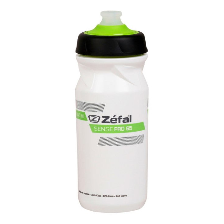 Bidon Zefal Sense Pro 65 Blanc 600Ml (Bouchon Sécurité Anti-Goutte)