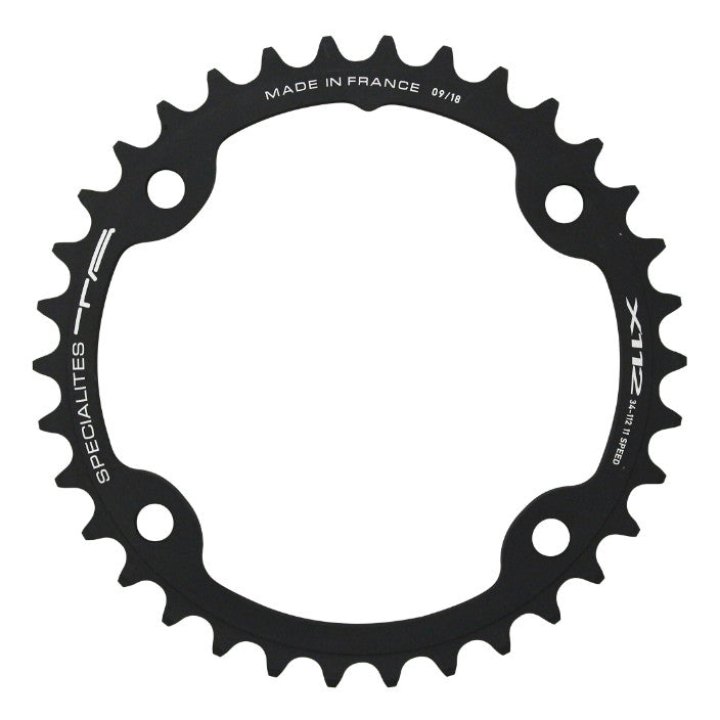 Plateau Route 4 branches Ø 145 Pour Campagnolo Ta 50 dents Extérieur Record-Super Record-Chorus-Potenza Gris 11V.