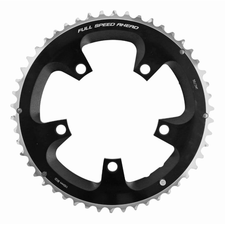 Plateau Route 5 branches Ø 110 Fsa Origine 50 dents Extérieur 11-10V. Slk-Force Noir (371-0252A)