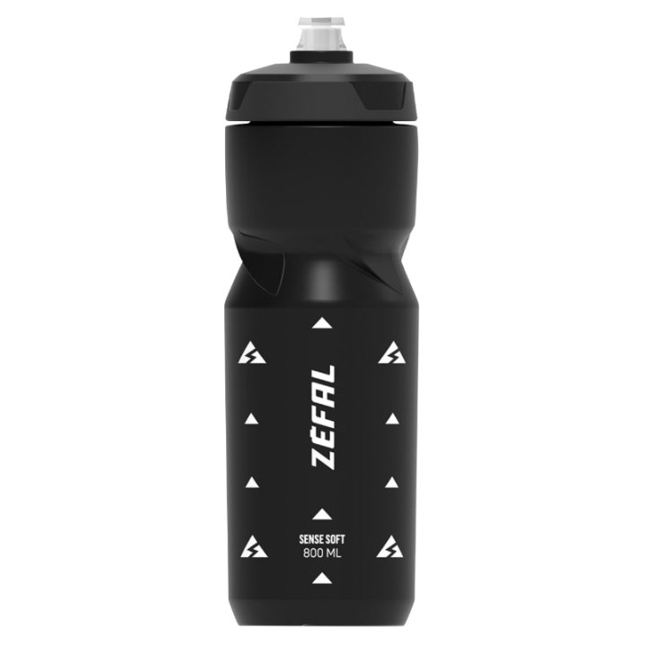 Bidon Zefal Sense Soft 80 Noir 800Ml (Bouchon Visser Et Tetine Étanche)
