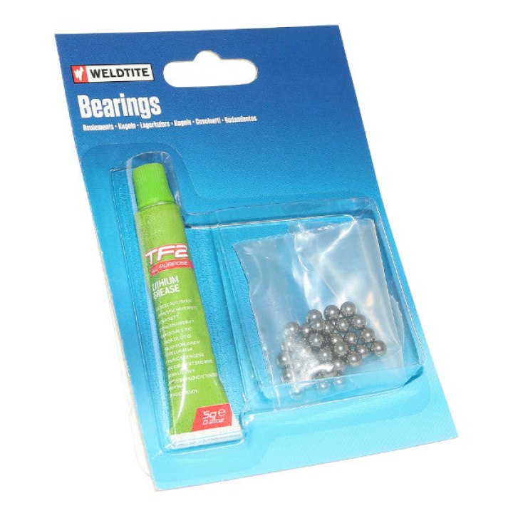 Bille 4,762 (3-16) Weldtite Avec Graisse (36 Billes)