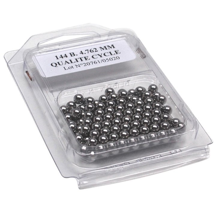 Bille Acier 4,762 mm (3-16'') (1 Grosse De 144 Billes)