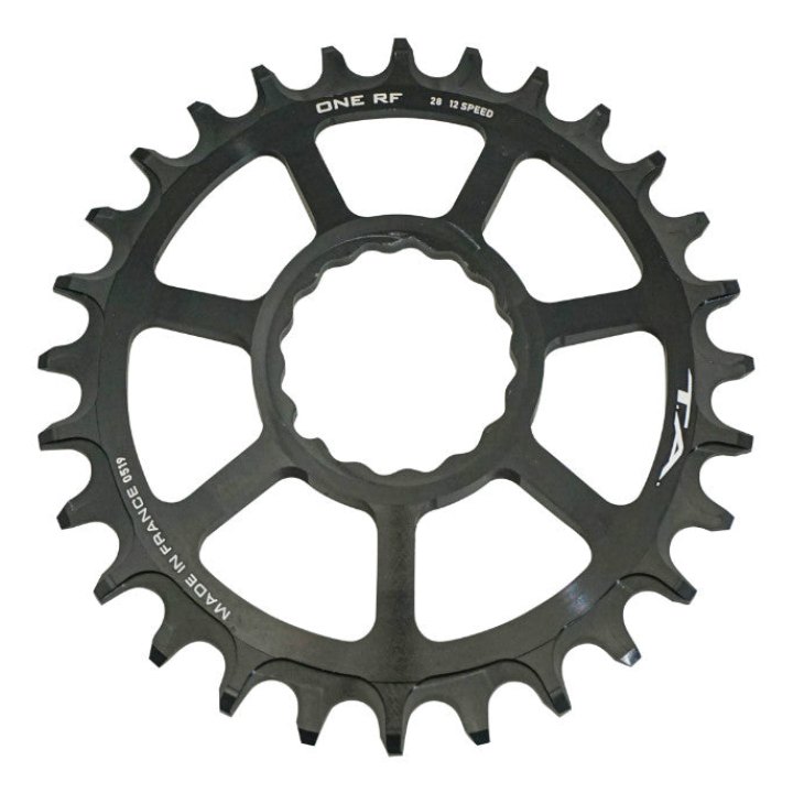 Plateau VTT Direct Mount Pour Race Face Cinch Ta One Rf 28 dents 12V. Noir