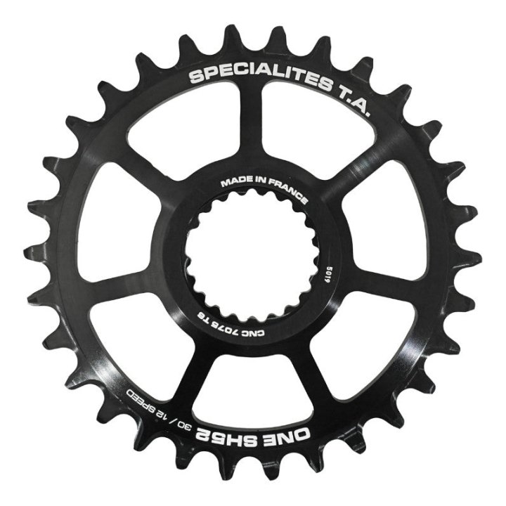 Plateau VTT Direct Mount Pour Shimano Xtr M9100 - Xt M8100 - Slx M7100 Ta One Sh52 30 dents Comp M900 10-11-12V. Narrow Wide Noir