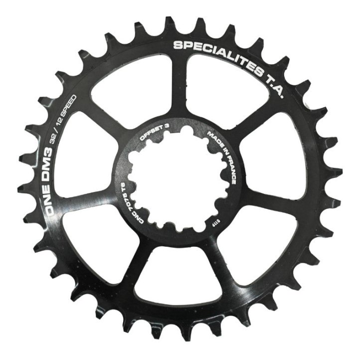 Plateau VTT Direct Mount Pour Sram Gx - Xx1 - X01 Ta Dm3 32 dents 11-12V. Narrow Wide Noir (Transmission Boost Deport 3 mm)