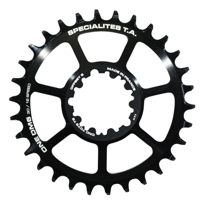 Plateau VTT Direct Mount Pour Sram Gx - Xx1 - X01 Ta Dm6 30 dents 11-12V. Narrow Wide Noir (Standard Deport 6 mm)