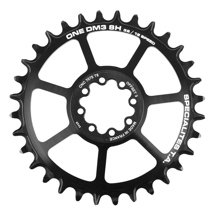 Plateau VTT Direct Mount Pour Sram Gx - Xx1 - X01 Ta One Dm3 8H 32 dents 11-12V. Noir (Transmission Boost Deport 3 mm)
