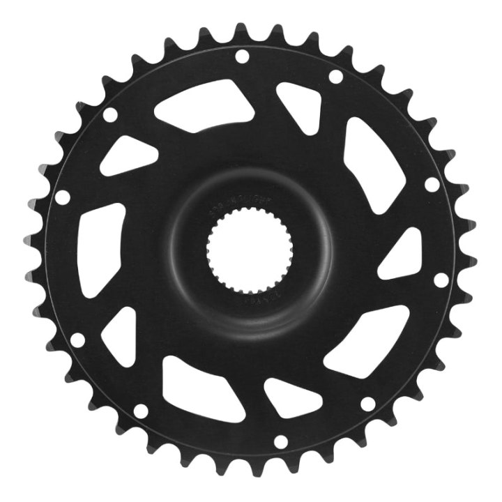 Plateau VAE-E-Bike Direct Mount Stronglight 38 dents Mono Noir Alu 7075 Pour Yamaha