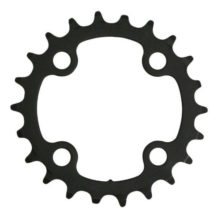 Plateau VTT 4 branches Ø 64 Pour Sunrace 22 dents Triple Intérieur Noir Acier Compatible Autres Marques