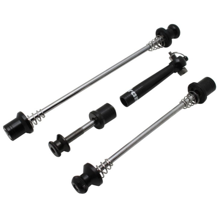 Blocage Antivol De Roue Avant-Arrière + Tige De Selle Newton Noir (Kit 3 Pieces)