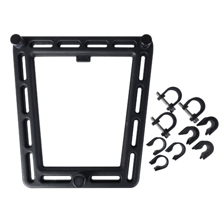 Platine Noir Pour Fixation Du Systeme Mik Studs - S'Adapte Sur Les Porte Bagage Standard (Support Avec Kit Adaptation) (Vendu A L'Unite)
