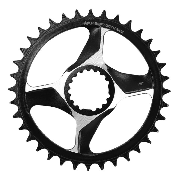 Plateau VTT Direct Mount Fsa Afterburner 36 dents Mono 12-11V. Noir-Argent Narrow Wide