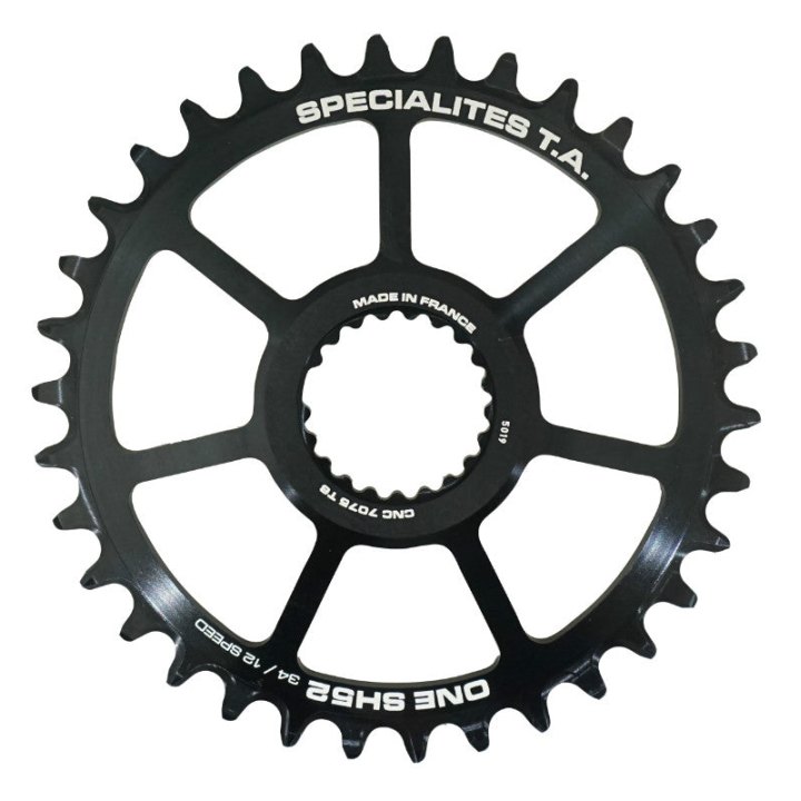 Plateau VTT Direct Mount Pour Shimano Xtr M9100 - Xt M8100 - Slx M7100 Ta One Sh52 34 dents Comp M900 10-11-12V. Narrow Wide Noir