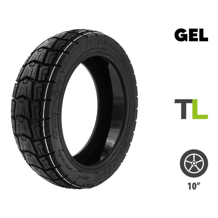 Pneu 10x2.75-6.5 Tubeless + gel anti crevaison Urbanglide E-cross