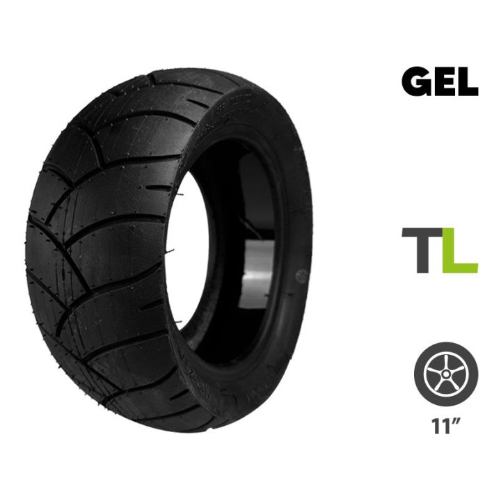 Pneu 100/55-6.5 avec gel anti crevaison